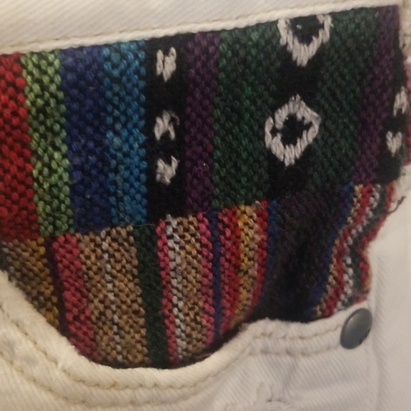 Free People white short size 25 - Picture 2 of 5